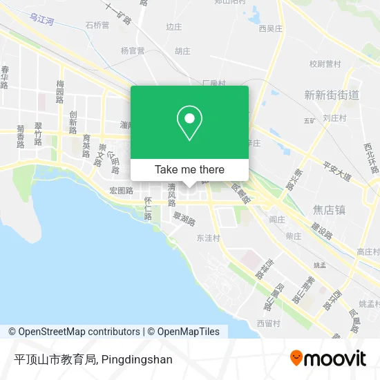 平顶山市教育局 map