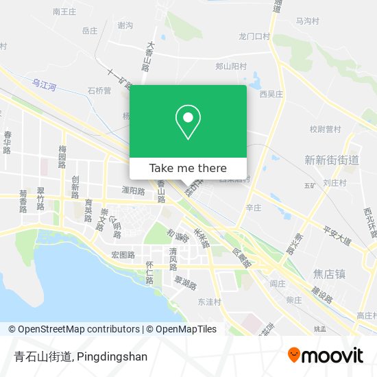 青石山街道 map