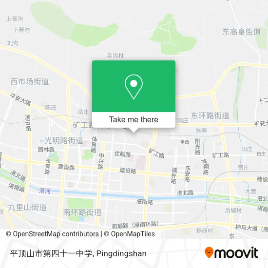 平顶山市第四十一中学 map