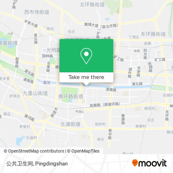 公共卫生间 map