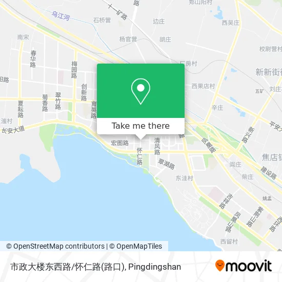 市政大楼东西路/怀仁路(路口) map