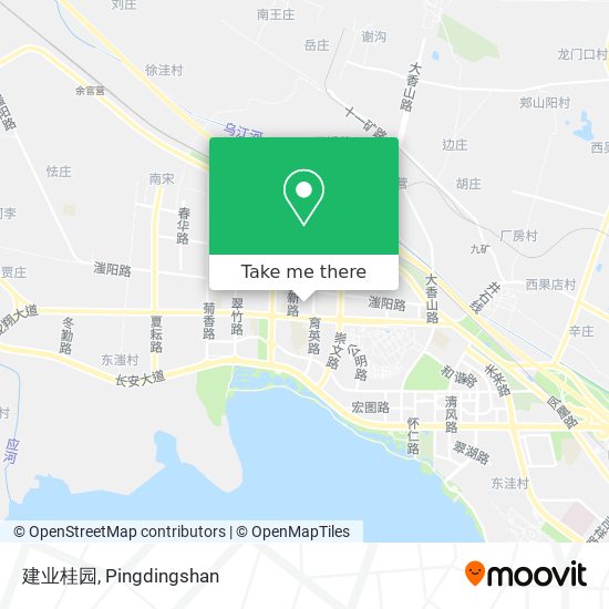 建业桂园 map