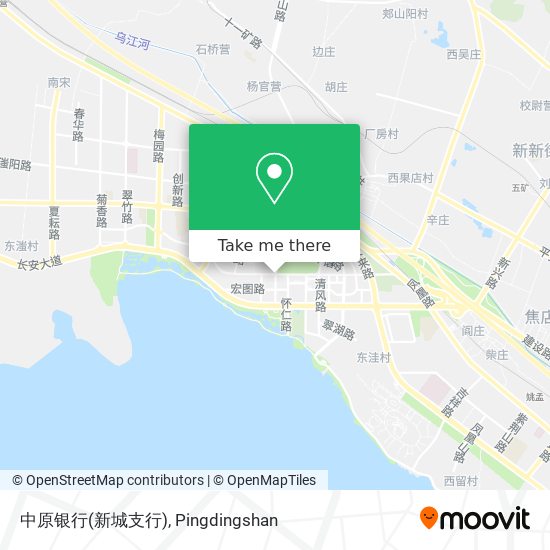 中原银行(新城支行) map