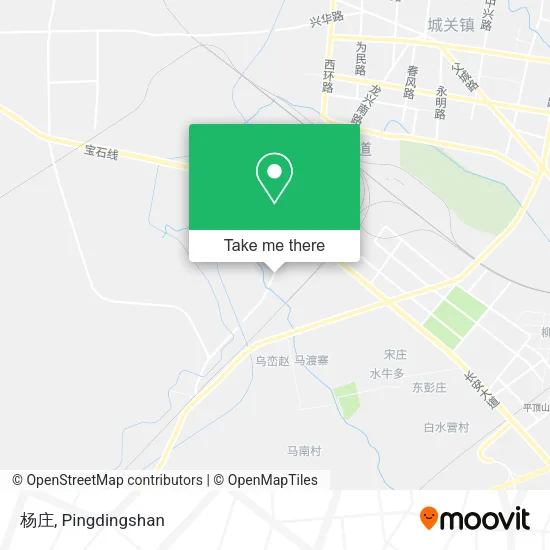 杨庄 map