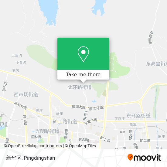新华区 map