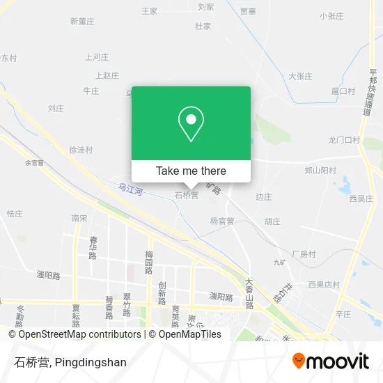 石桥营 map