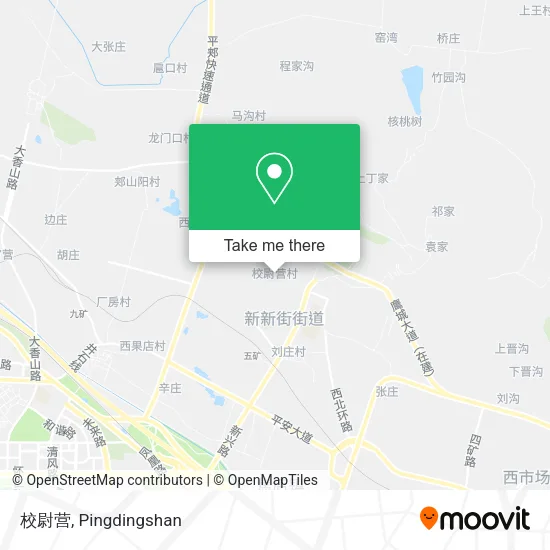 校尉营 map