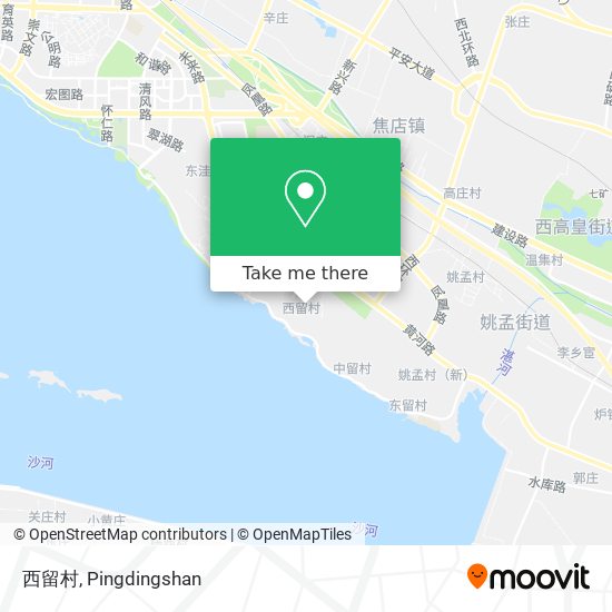 西留村 map