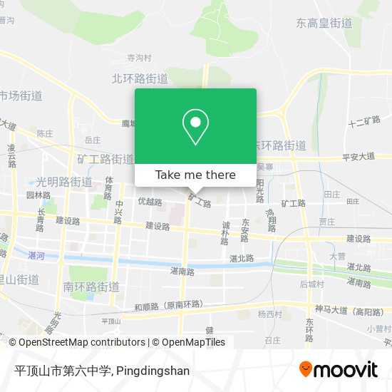 平顶山市第六中学 map