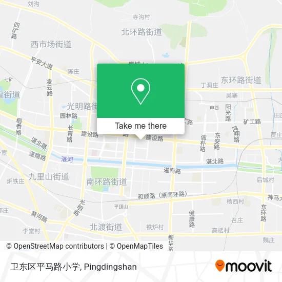 卫东区平马路小学 map