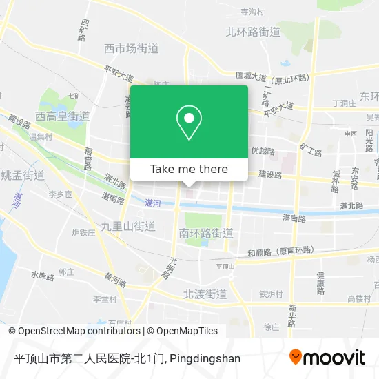 平顶山市第二人民医院-北1门 map