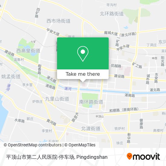 平顶山市第二人民医院-停车场 map