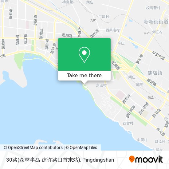 30路(森林半岛-建许路口首末站) map