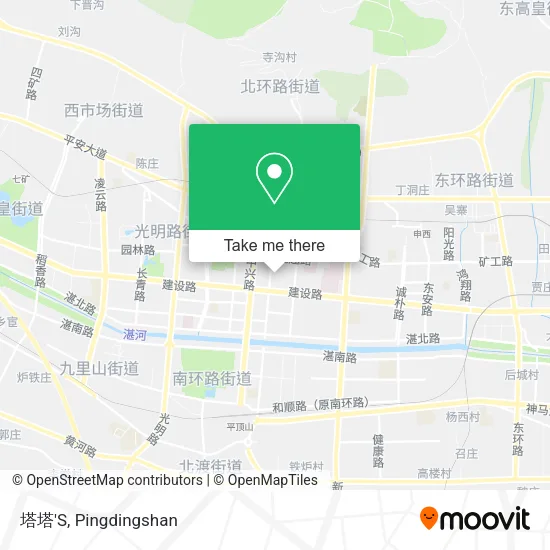 塔塔'S map