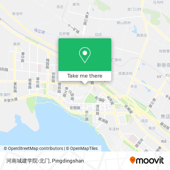 河南城建学院-北门 map