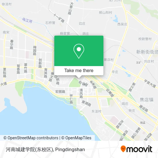 河南城建学院(东校区) map