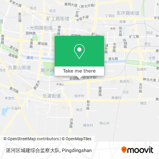 湛河区城建综合监察大队 map