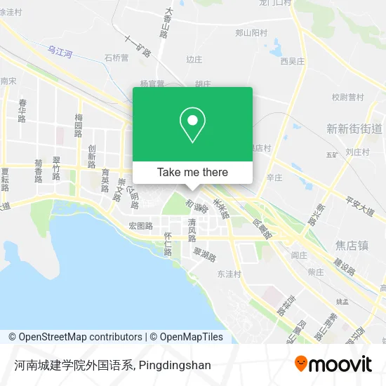 河南城建学院外国语系 map
