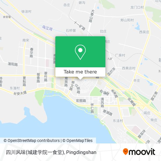 四川风味(城建学院一食堂) map