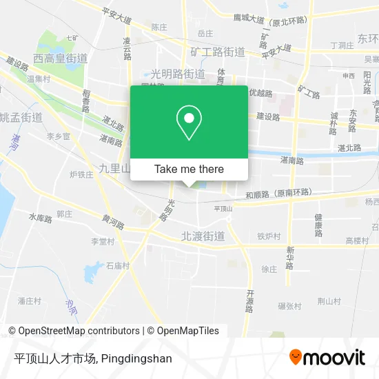 平顶山人才市场 map