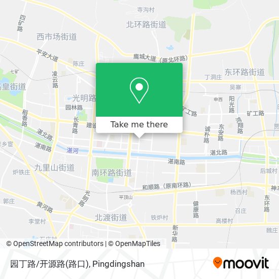 园丁路/开源路(路口) map