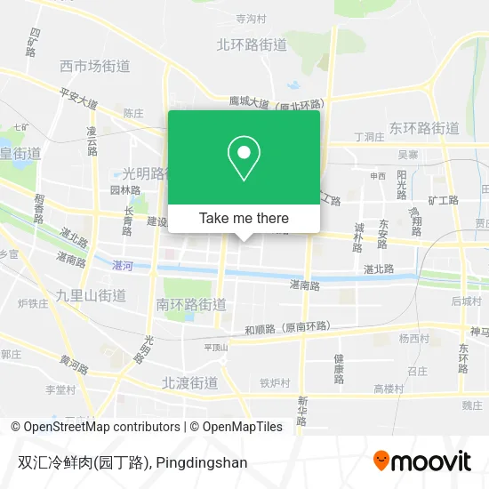 双汇冷鲜肉(园丁路) map