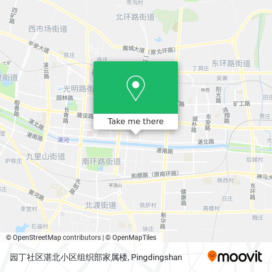 园丁社区湛北小区组织部家属楼 map