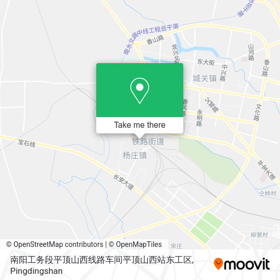南阳工务段平顶山西线路车间平顶山西站东工区 map