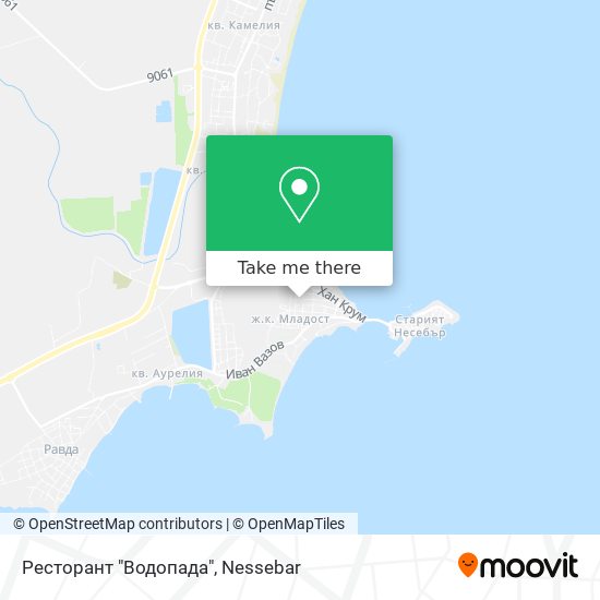 Ресторант "Водопада" map