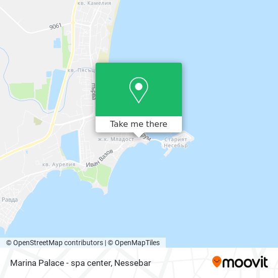 Marina Palace - spa center map