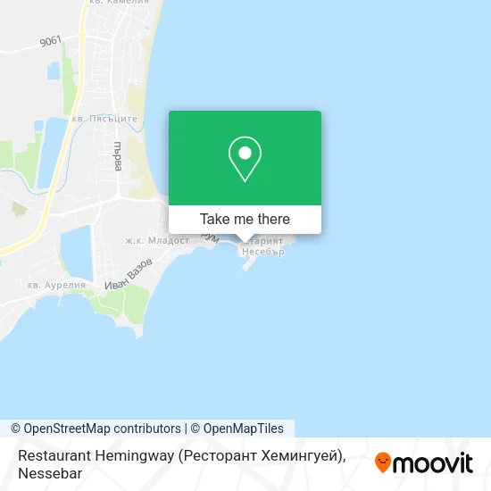 Карта Restaurant Hemingway (Ресторант Хемингуей)