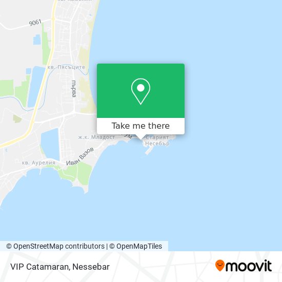 VIP Catamaran map