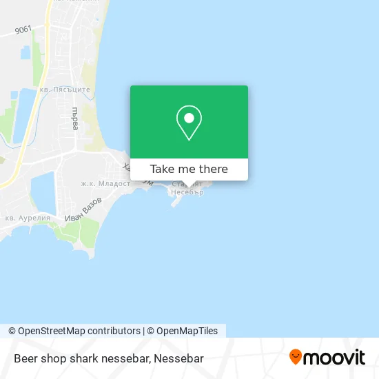 Beer shop shark nessebar map