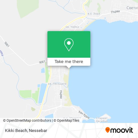 Карта Kikki Beach