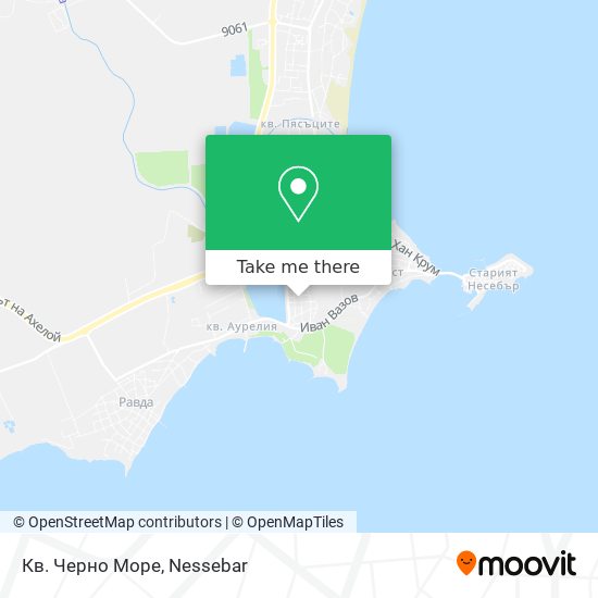 Кв. Черно Море map