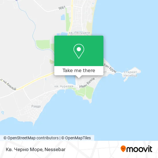 Карта Кв. Черно Море