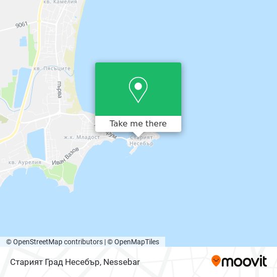 Старият Град Несебър map