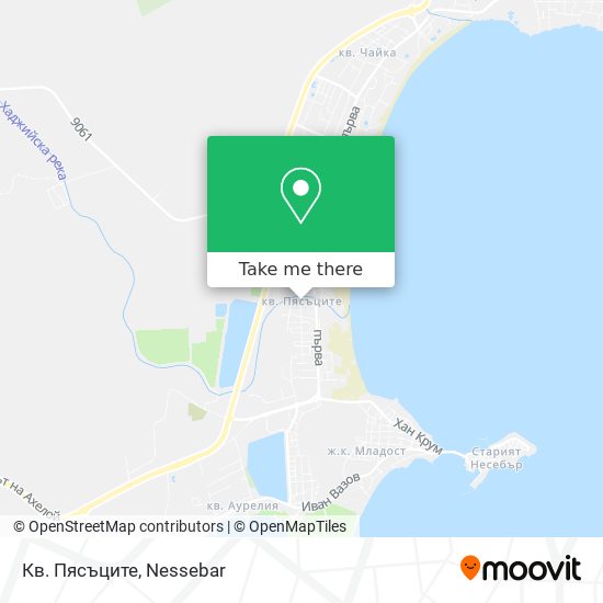 Кв. Пясъците map