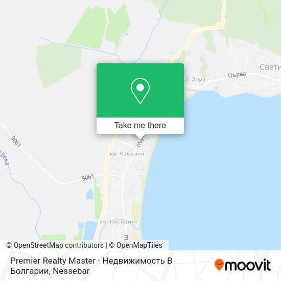 Карта Premier Realty Master - Недвижимость В Болгарии