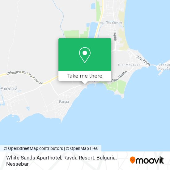 White Sands Aparthotel, Ravda Resort, Bulgaria map