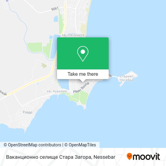 Карта Ваканционно селище Стара Загора