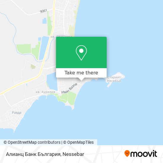 Алианц Банк България map