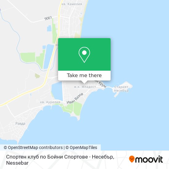 Спортен клуб по Бойни Спортове - Несебър map