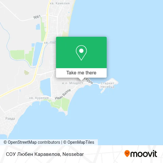 Карта СОУ Любен Каравелов