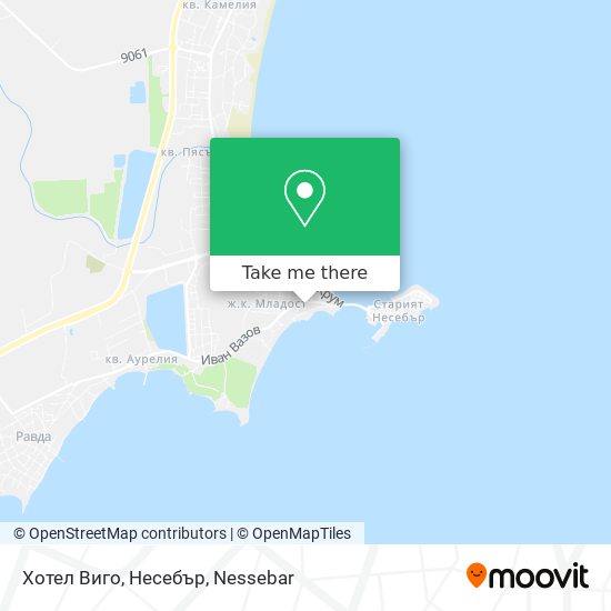 Хотел Виго, Несебър map