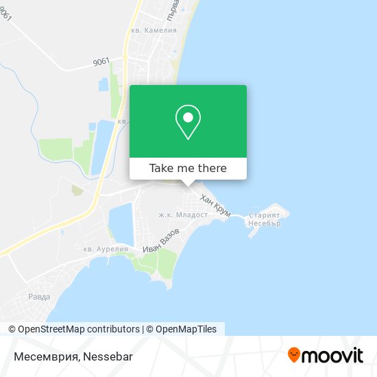 Месемврия map
