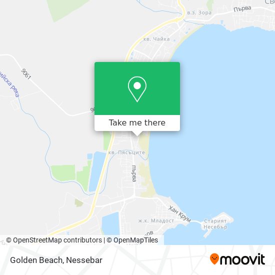 Golden Beach map