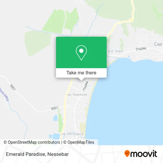 Emerald Paradise map