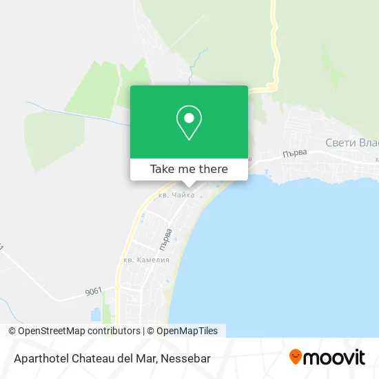 Aparthotel Chateau del Mar map