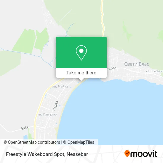 Freestyle Wakeboard Spot map